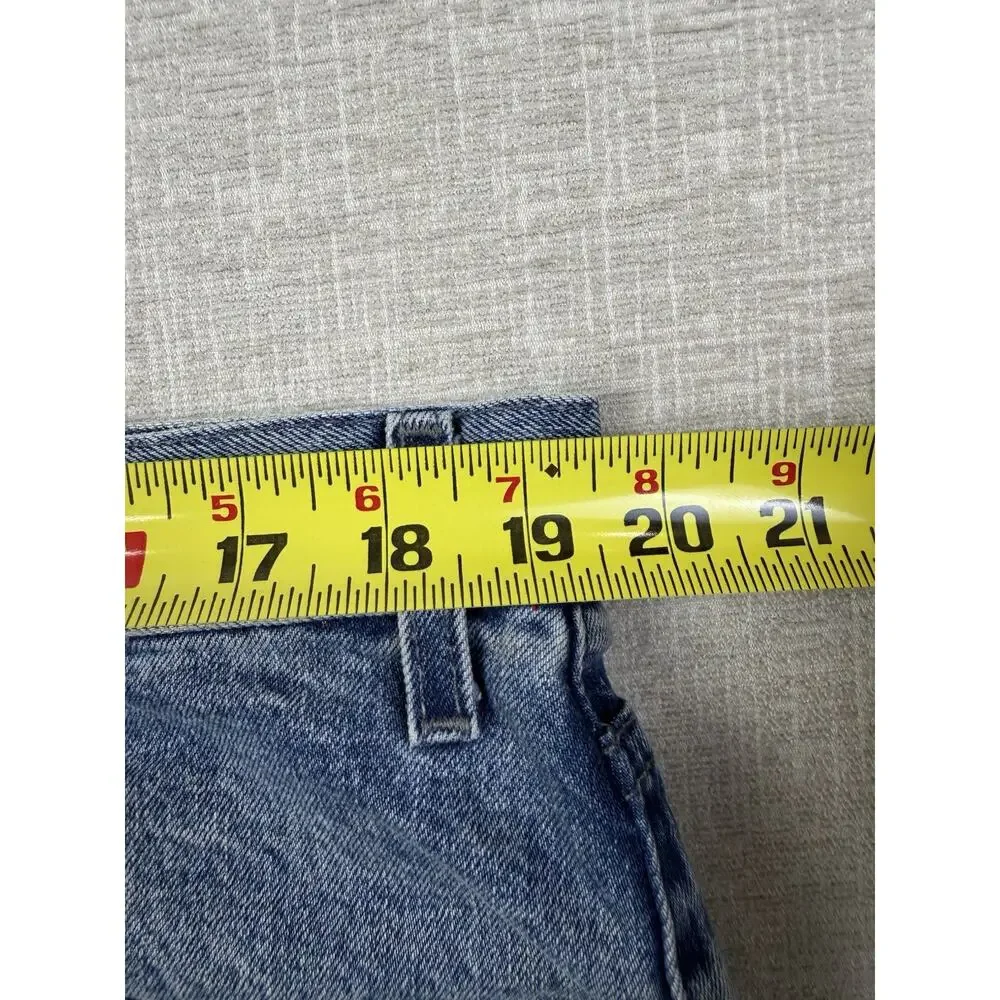 Levi’s SilverTab Oversized Jeans Men’s 38x26 Blue Denim Cutoff Raw Hem